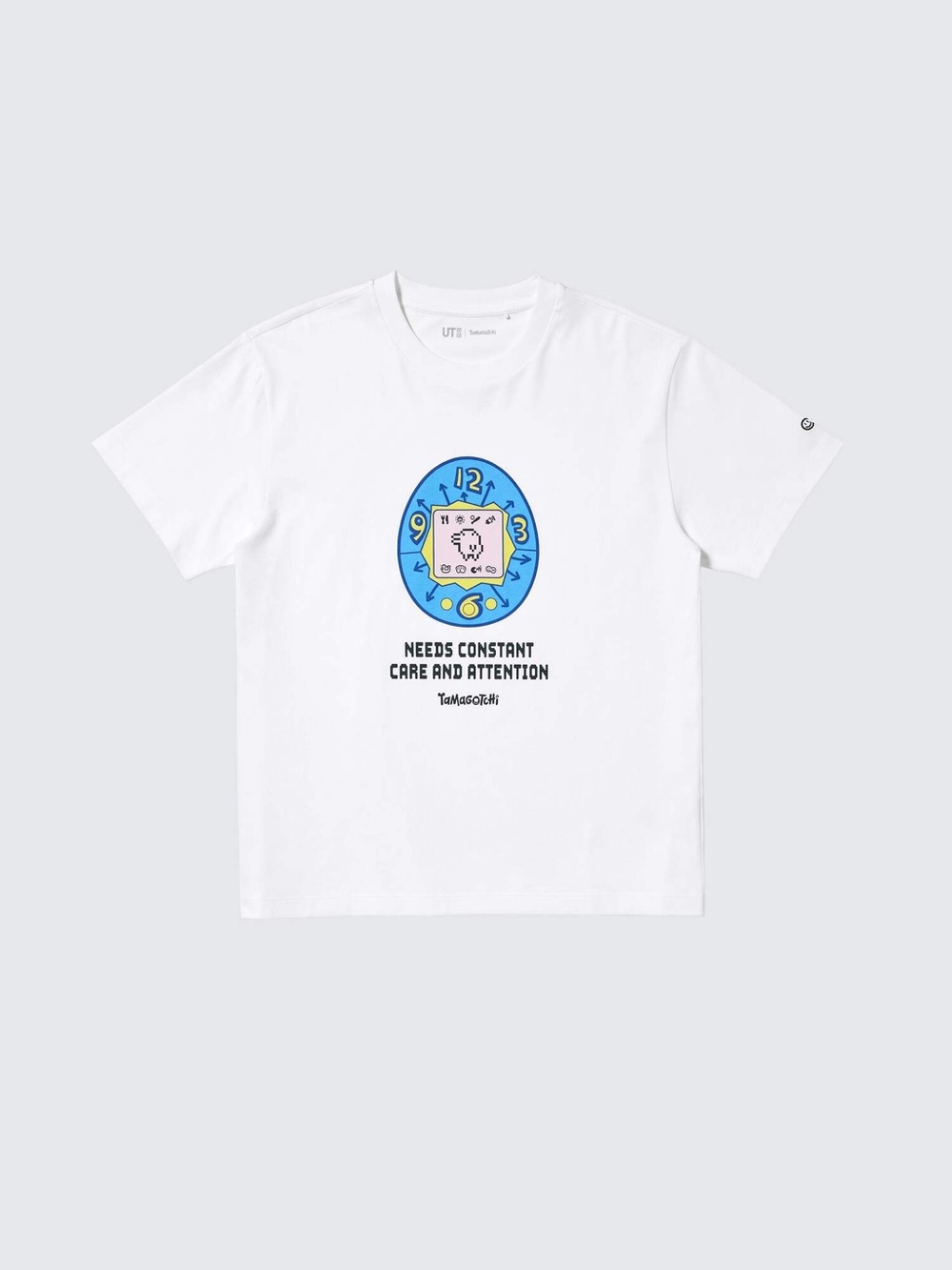 UNIQLO White Tamagotchi Graphic Tee